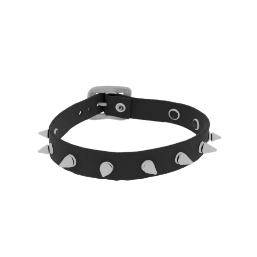 Spiked Choker Collar 3D Model