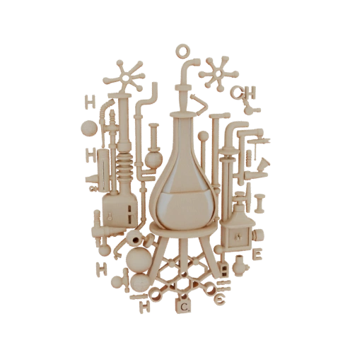 Alchemy Lab Apparatus 3D Model