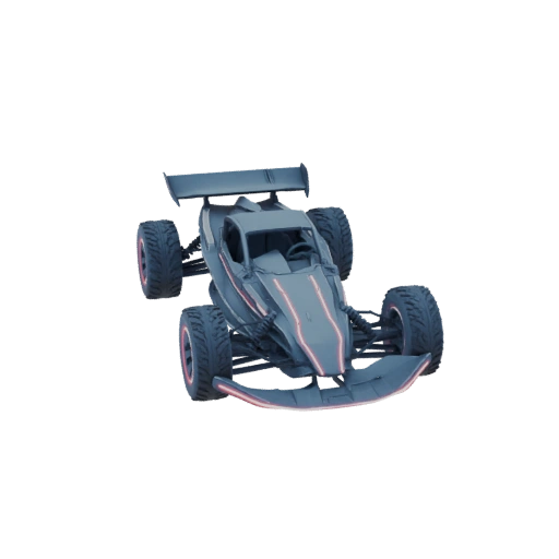 Futuristic Racing Buggy 3D Model