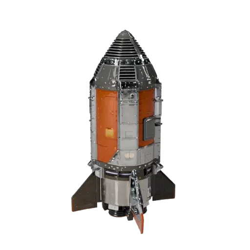 Rocket 3D Model for Unity - Low Poly Game Asset Pro