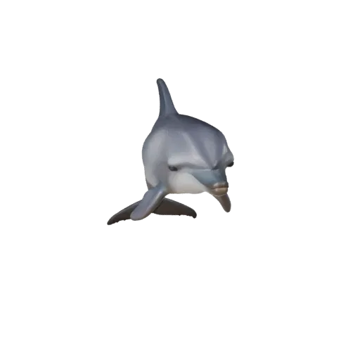 Realistic Bottlenose Dolphin 3D Model - Rigged PBR Asset for Games