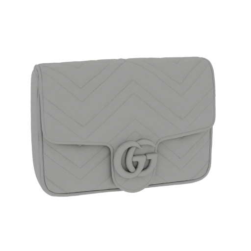 Gucci Marmont Matelassé Shoulder Bag 3D Model