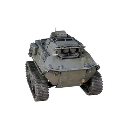 Modelo 3D Mrap, vista de estudio a tres cuartos, activo de vehículo listo para Blender con masa de blindaje, postura robusta
