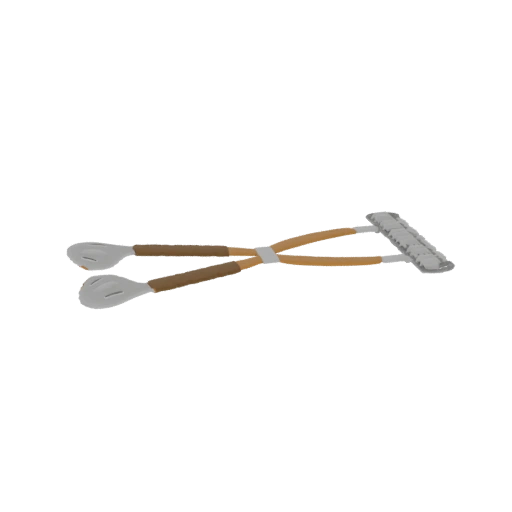 Kitchen Tongs with Spoon and Fork Ends