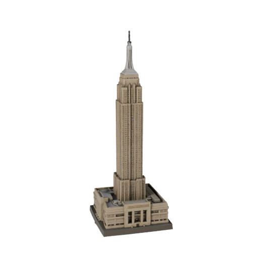 3D модель Empire State Building для Blender - Рендер-ресурс