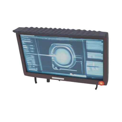 Sci-Fi Monitor Display
