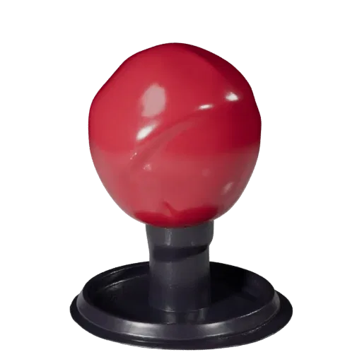 Next Gen Arcade Stick High Poly 3D model, close-up studio render, showing matte plastic, console proportions.