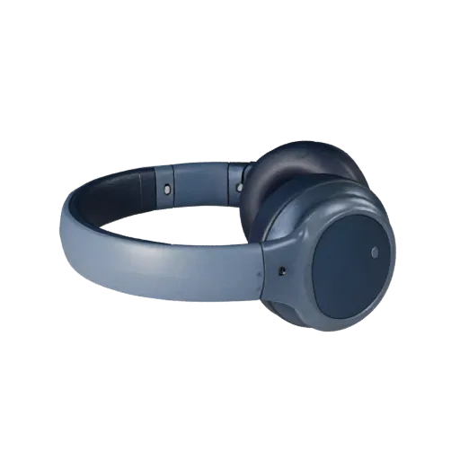 Sports Earbuds Modular 3D model, isometric modular kit view, showing soft ear pads, wearable scale.