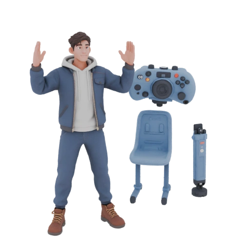 Modern Man with Camera Gear