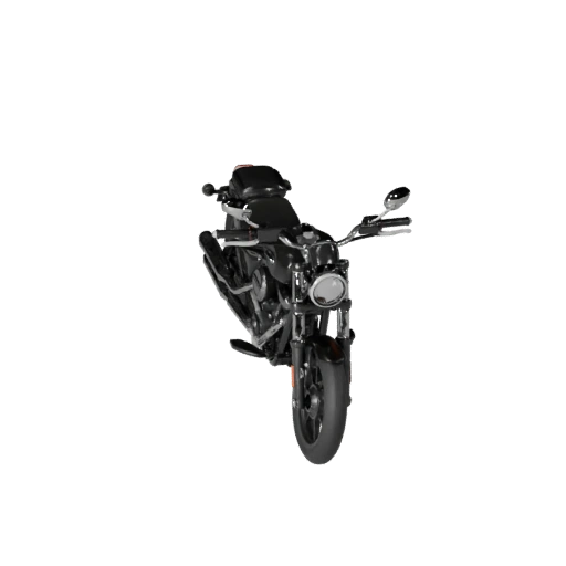 Moto Cruiser 3D Modèle pour Blender & Jeux - PBR