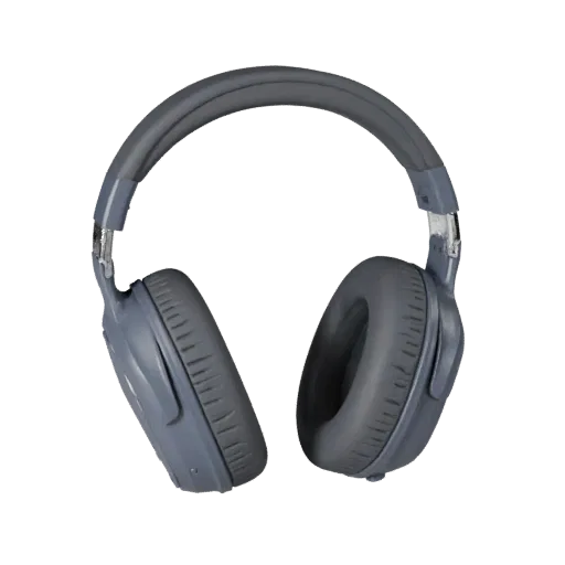 Studio Headphones High Poly 3D model, close-up studio render, showing soft ear pads, wearable scale.