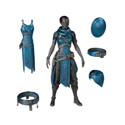 Modelo de Personaje Superviviente Cobalt Post-apocalíptico - Articulado