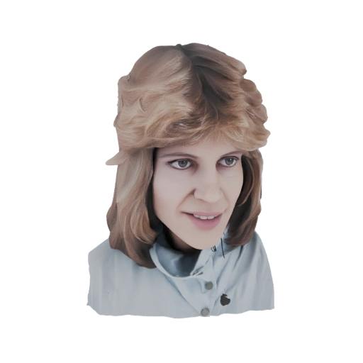 1980s Style Woman Portrait