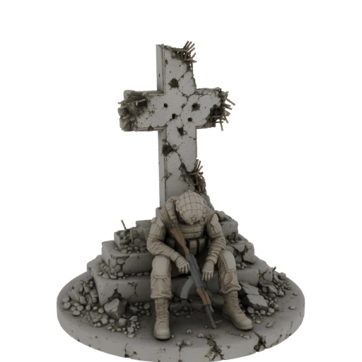 Fallen Soldier Memorial Diorama