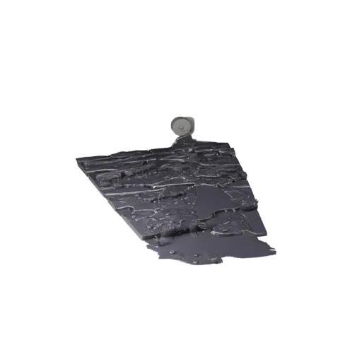 Moonlit Marsh Biome Unreal Engine 3D model, top-down viewport view, showing terrain layers, mud shelves.