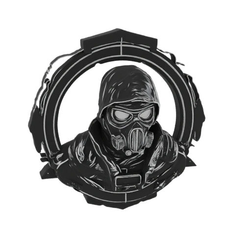 WWI Soldier Gas Mask Bust