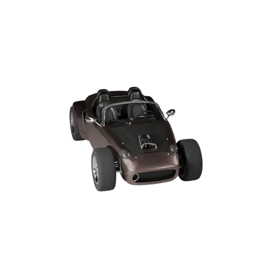 Modello 3D Roadster per Blender e Giochi - Asset PBR