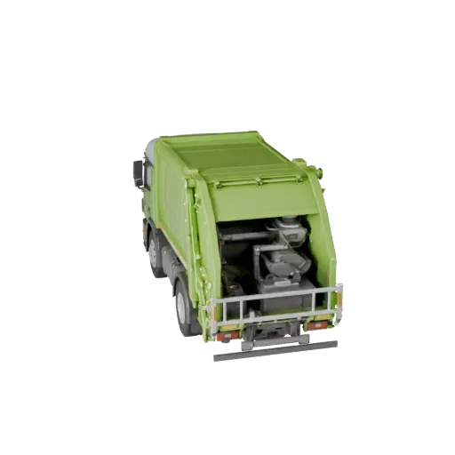 Garbage Truck 3D Model for Blender - Render Ready Asset