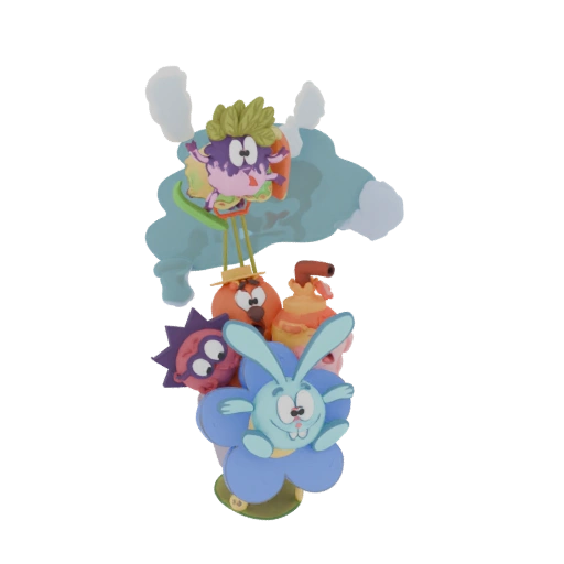 Cute Cartoon Characters Flower Bouquet