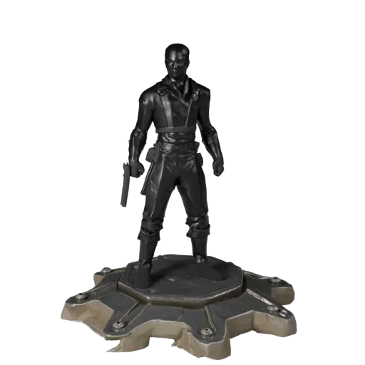 Industrial Display Plinth high poly 3D model preview showing rim shape, studio close-up view, height and ground texture