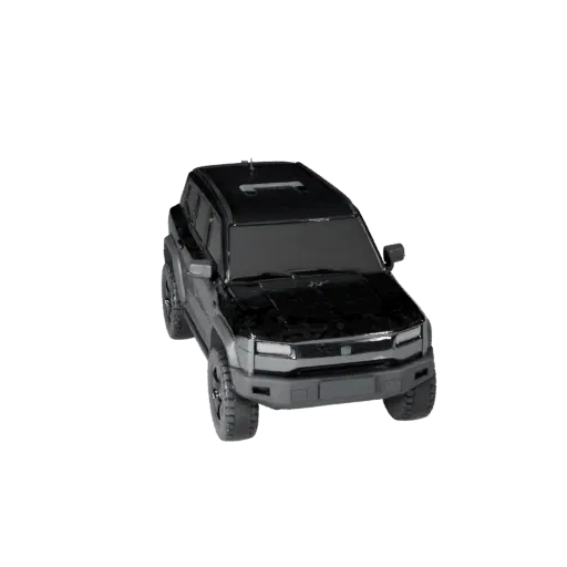Printable Electric Suv STL 3D Model for Collectibles &