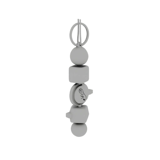 Geometric Figure Charm Pendant