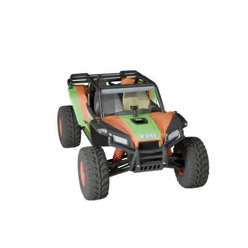 Game Ready Off Road Buggy 3D Model for Realtime Use