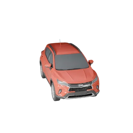 Modèle 3D STL Imprimable de SUV Crossover pour Objets de Collection &