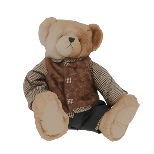 Dapper Teddy Bear 3D Model