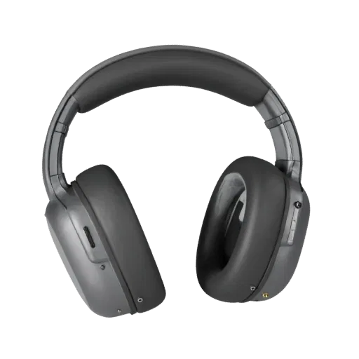 Studio Earbuds Modular 3D model, isometric modular kit view, showing soft ear pads, wearable scale.