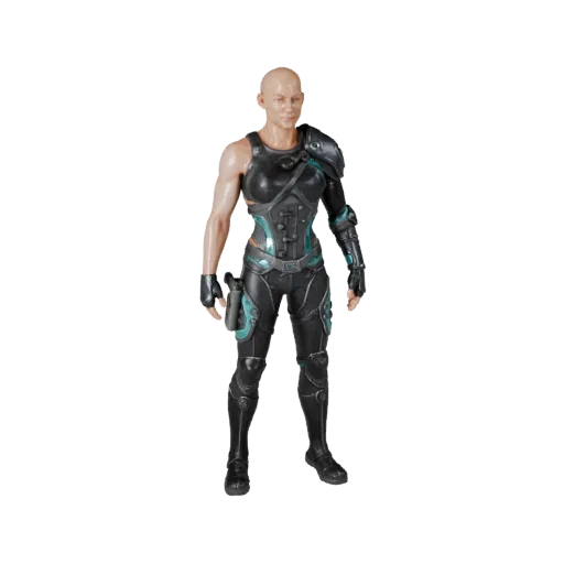 Realistic Arcane Character Model - Rigged
