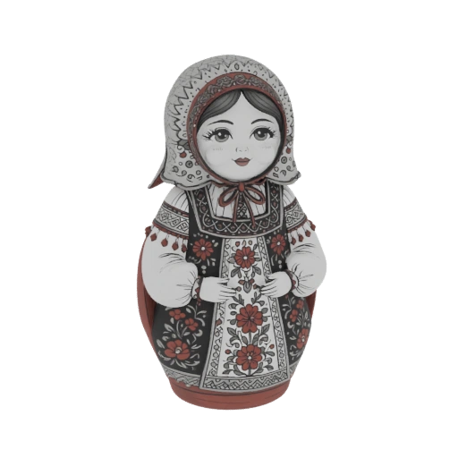 Matryoshka Doll 3D Model