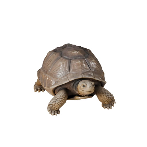 Modelo 3D de Tartaruga-das-Galápagos de Alto Poligonagem - Asset STL para Impressão