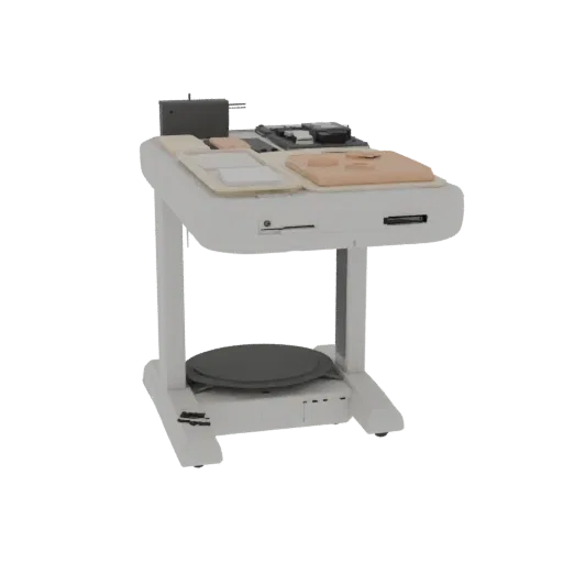 Field Injection Practice Pad Education 3D model, three-quarter training render, showing neutral plastics, form detail.