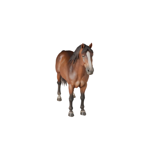 Modello 3D di Cavallo per Unity - Asset Pronto per il Gioco, FBX | Royalty-Free