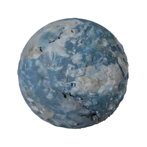 Earth Like Asteroid Field 3D model, three-quarter front view, Unreal Engine viewport, showing rock, form detail.
