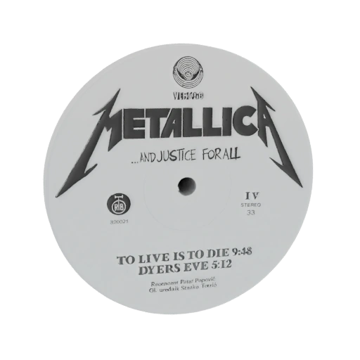 Metallica ...And Justice For All Vinyl Record