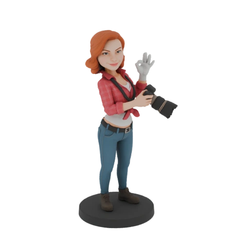 Photographer Woman 3D Model