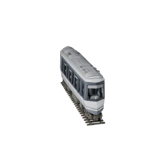 Monorail futuriste 3D Unity - Jeu low poly