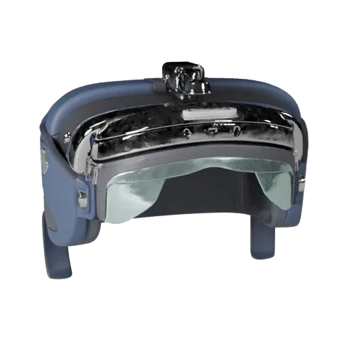 Luxury Smart Glasses High Poly 3D model, close-up studio render, showing silicone, wearable fit.