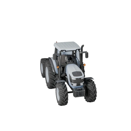 Tractor Agrícola 3D Model for Unity - Game Asset Low Poly