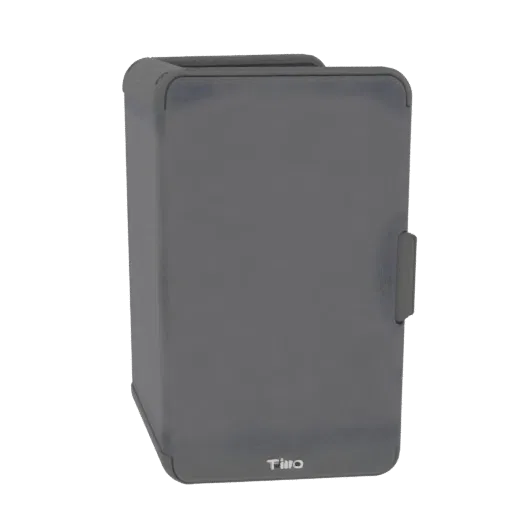 3D model of a shockproof case for Pocketbook Era 700 e-reader, dark gray, with Tiino logo.