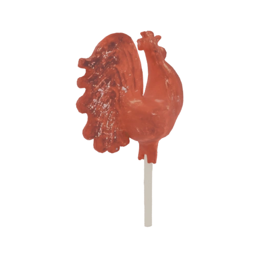 Rooster Lollipop 3D Model