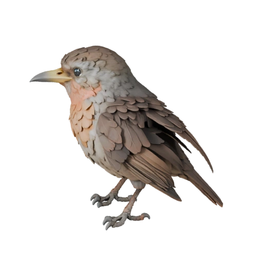 Modelo 3D de Petirrojo para Blender - Recurso PBR con Texturas | Libre de Regalías
