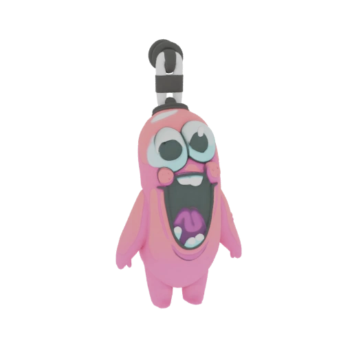 Happy Bomb Keychain Charm