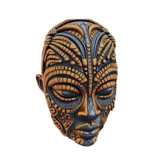 Tribal Mask Sculpture