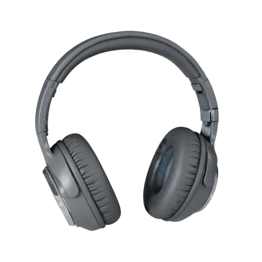 Sports Headphones High Poly 3D model, close-up studio render, showing soft ear pads, wearable scale.