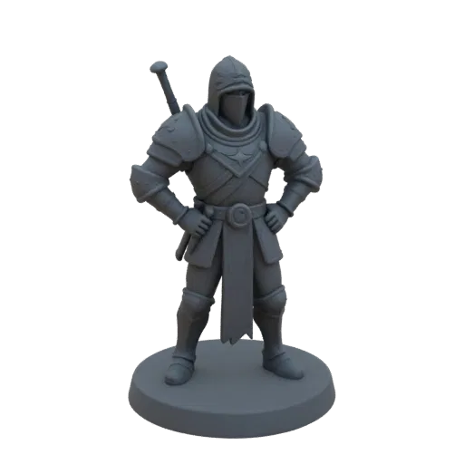 Medieval Prime Fighter Miniature STL