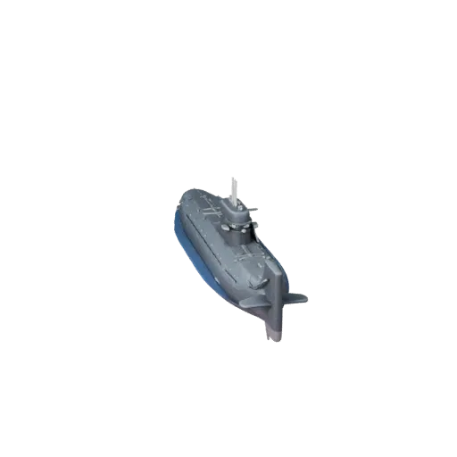 Submarine 3D Model for Unreal Engine - Game Ready Asset