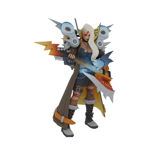 Rockstar Warrior 3D Model